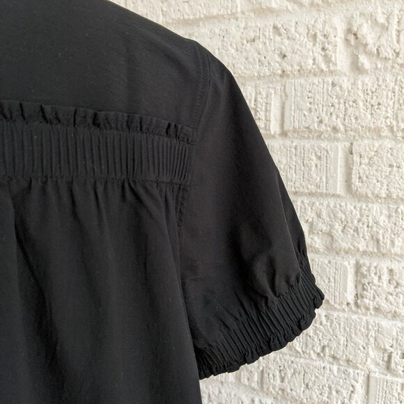 ATHLETA POPLIN TOP BLACK SZ.M NEW - Picture 5 of 9